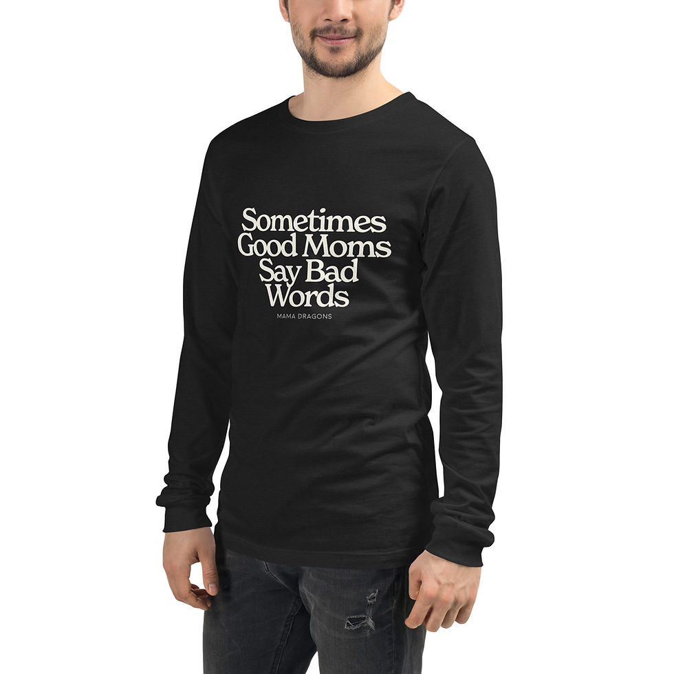 Thumbnail: Unisex Bad Words Long Sleeve Tee