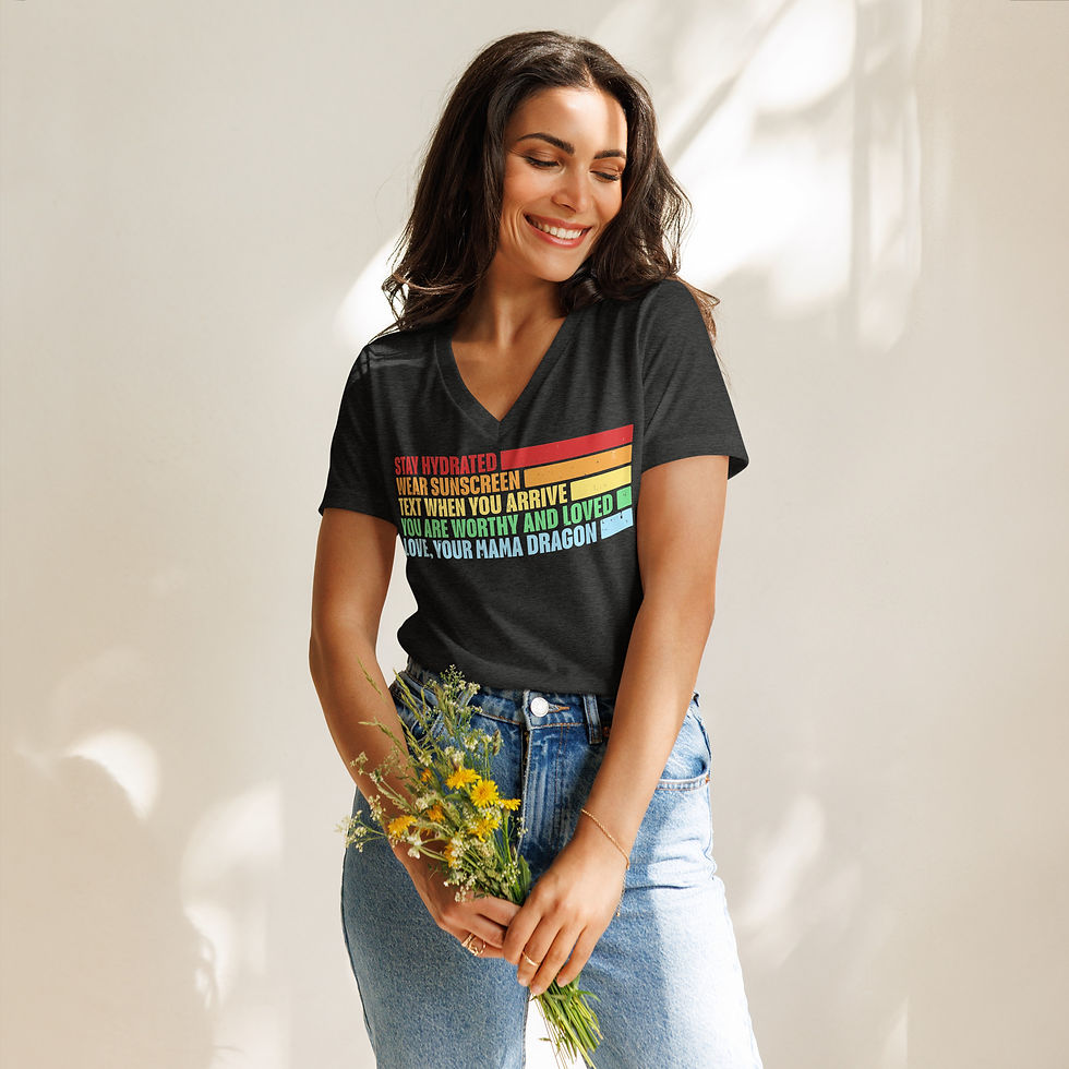 Thumbnail: Summer Women’s relaxed v-neck tee