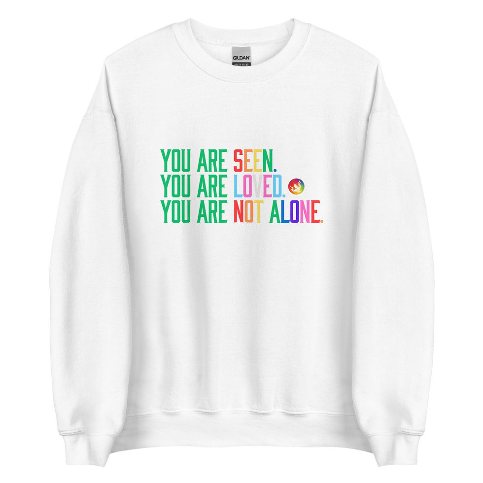 Thumbnail: April Unisex Crewneck Sweatshirt