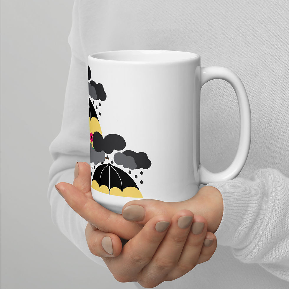 Thumbnail: White glossy February mug