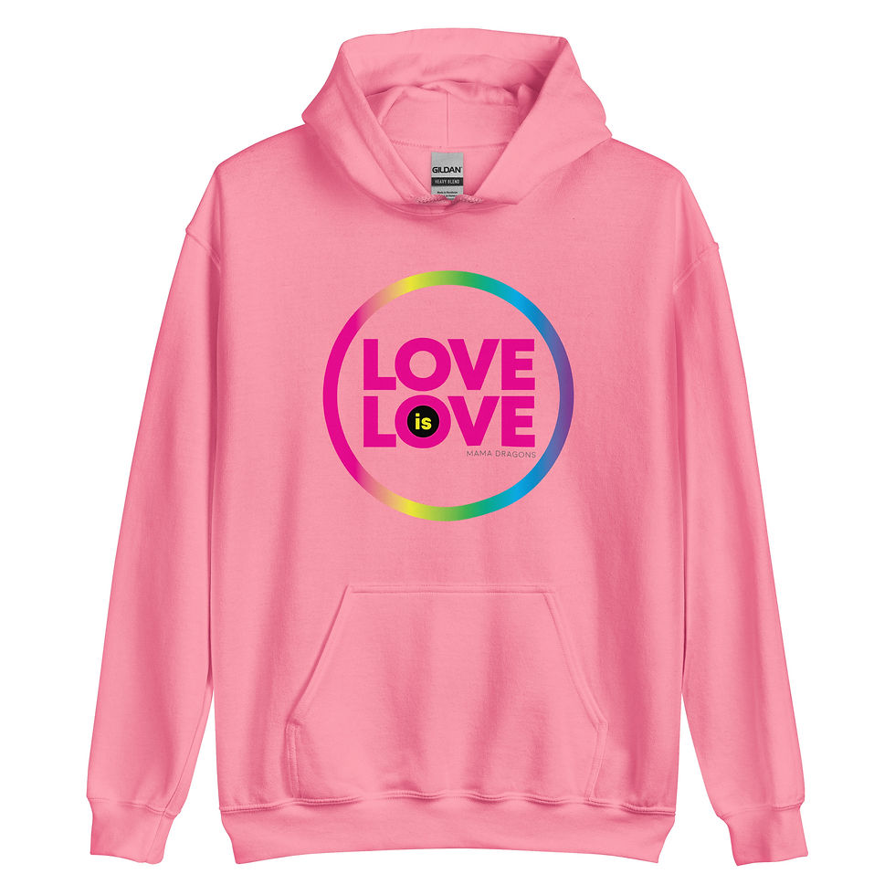 Thumbnail: Unisex Love is Love Heavy Hoodie