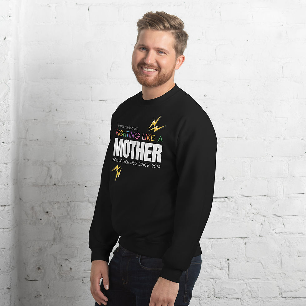 Thumbnail: Unisex Lightning Crewneck Sweatshirt