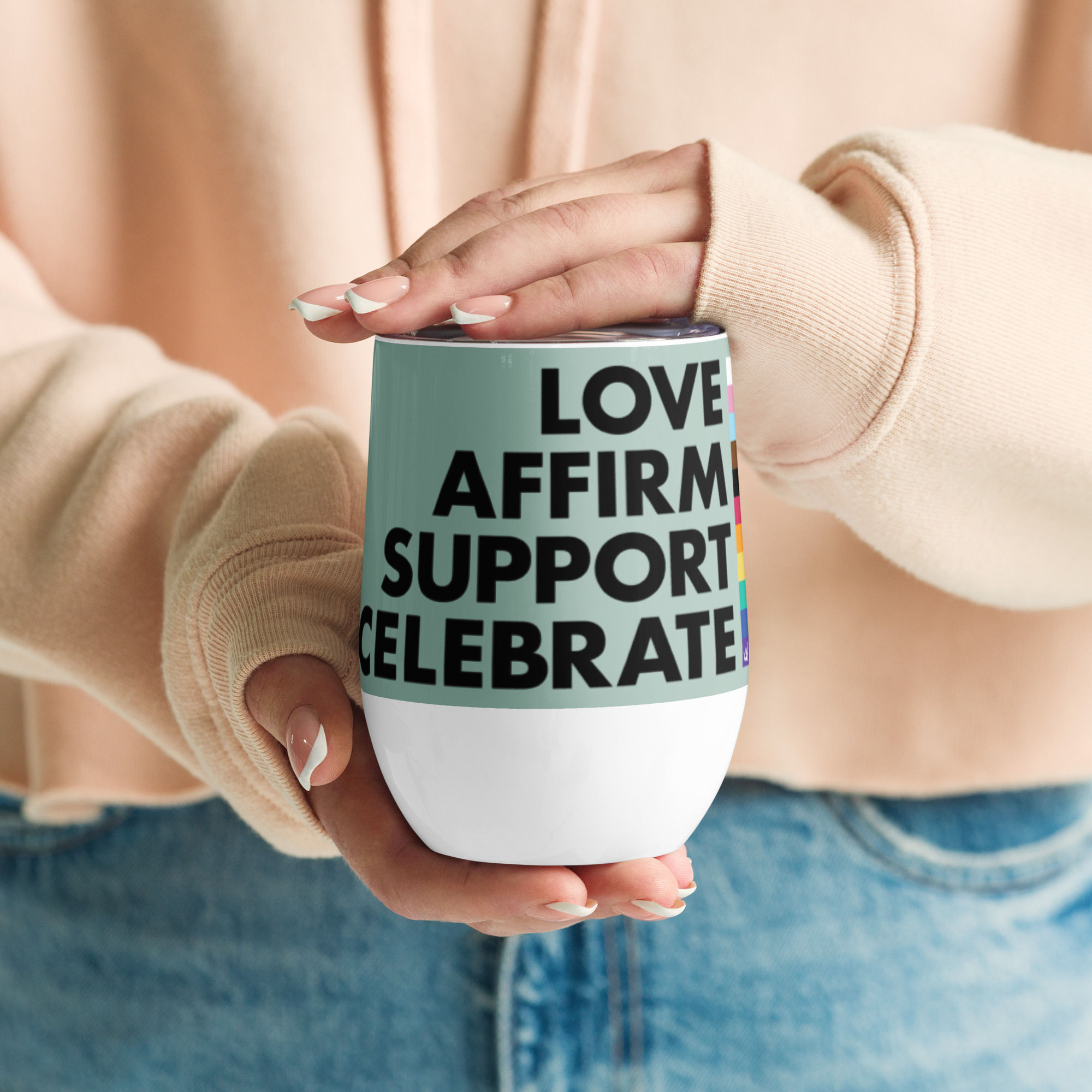 Affirmation wine tumbler