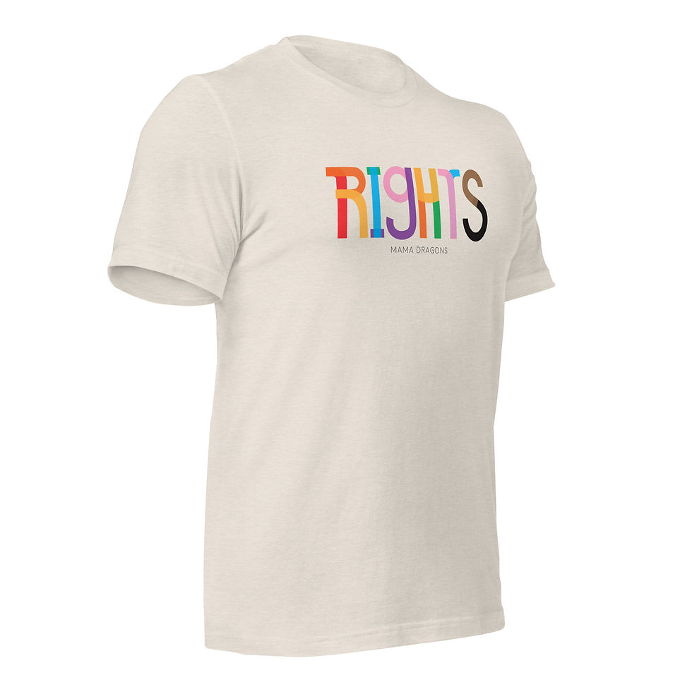 Thumbnail: Rainbow Rights Unisex tee