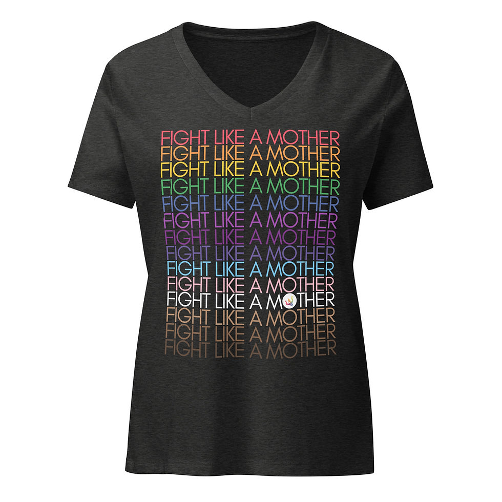Thumbnail: Rainbow Fight Women’s relaxed v-neck tee