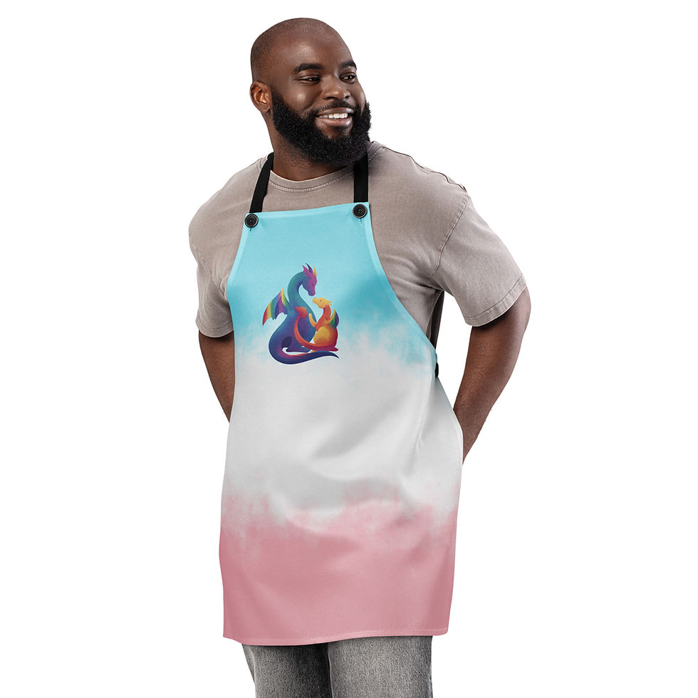 Thumbnail: Rainbow Dragons Apron