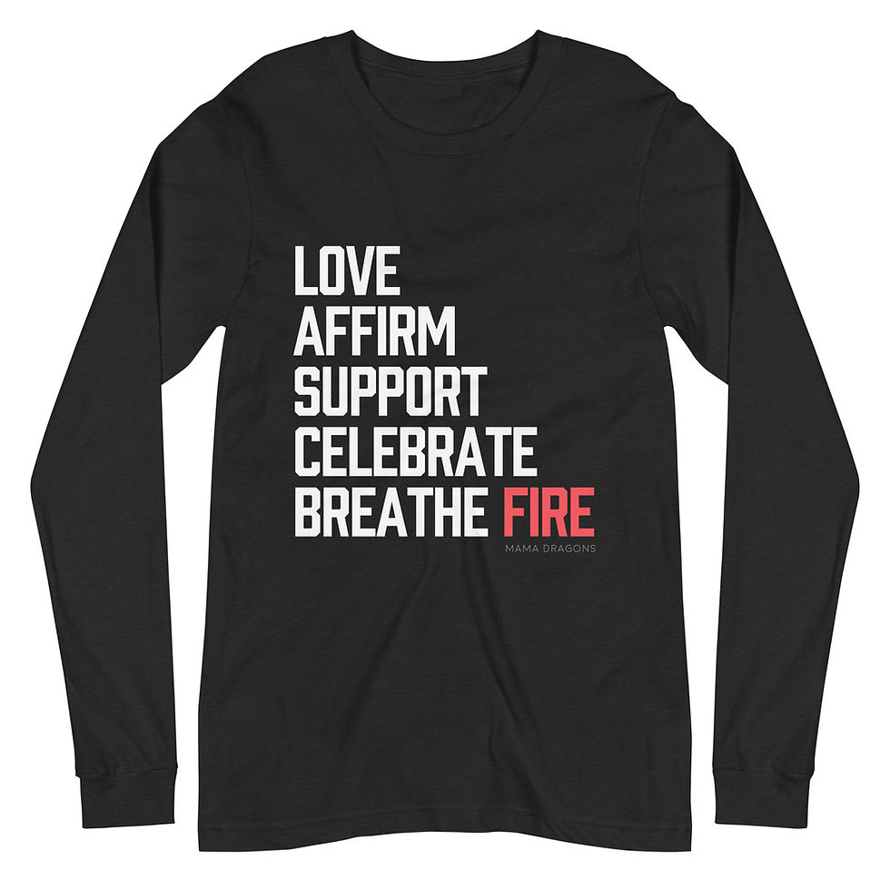 Thumbnail: Unisex Long Sleeve Breathe Fire Tee