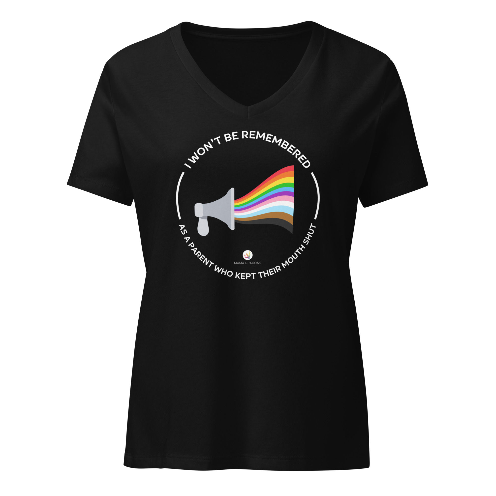 May Women’s relaxed v-neck tee