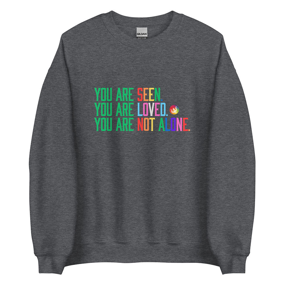 Thumbnail: April Unisex Crewneck Sweatshirt