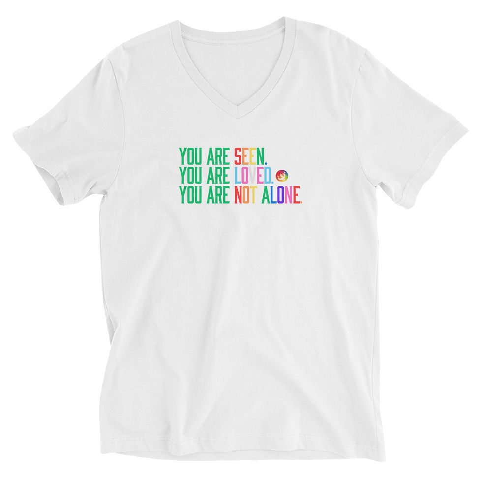 Thumbnail: April Unisex Short Sleeve V-Neck Tee