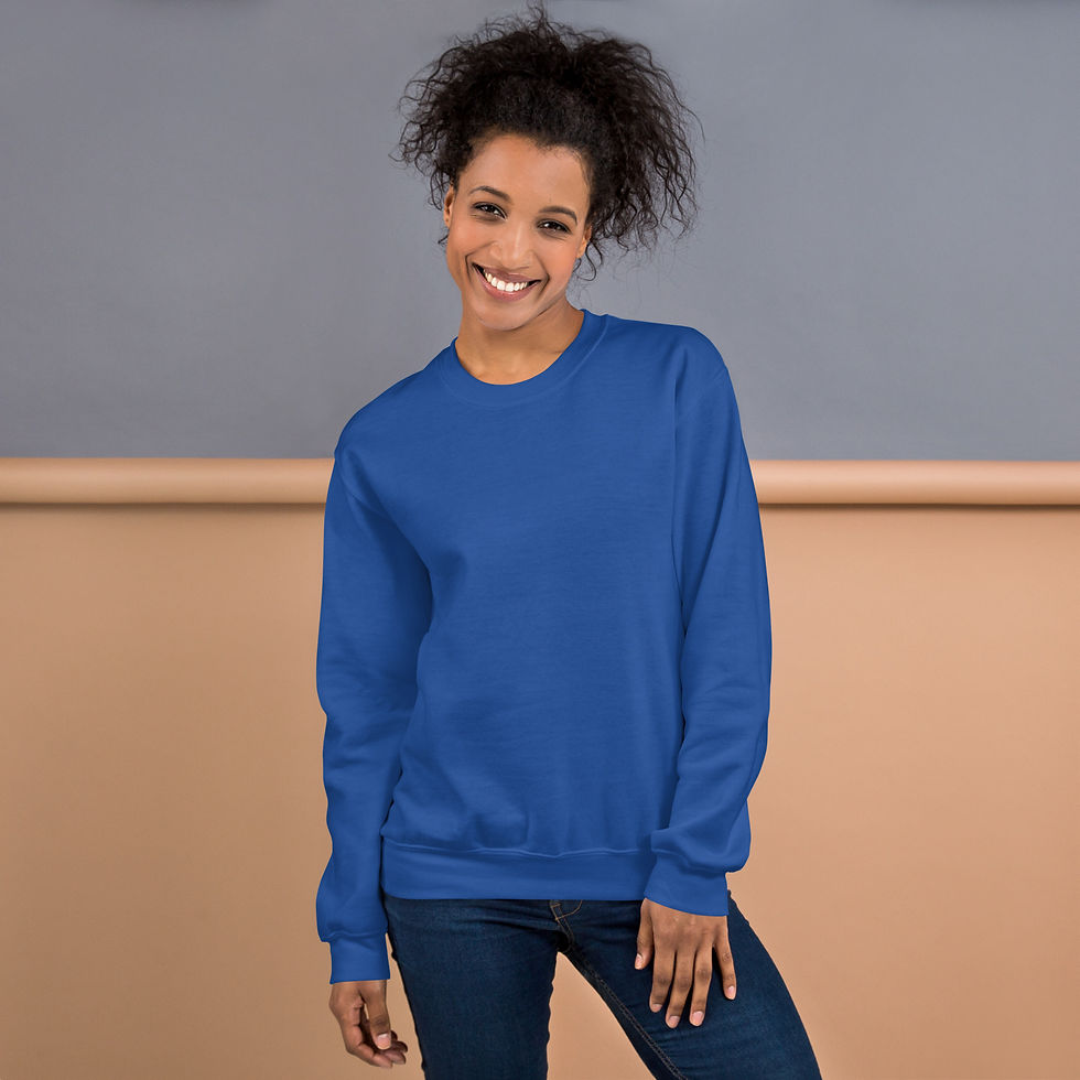 Thumbnail: Unisex Crewneck Sweatshirt Back Design