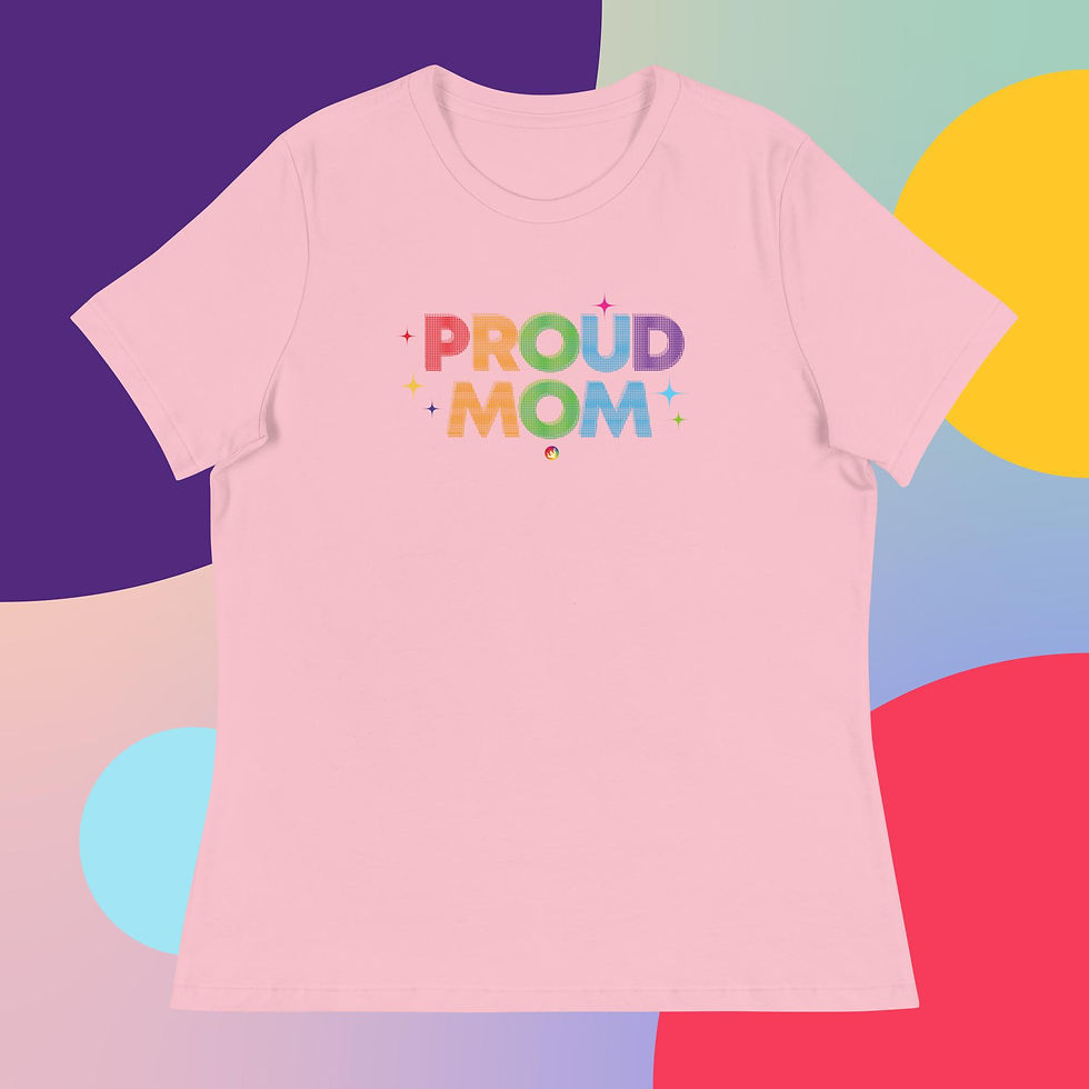 Thumbnail: Proud Mom Women's Relaxed T-Shirt