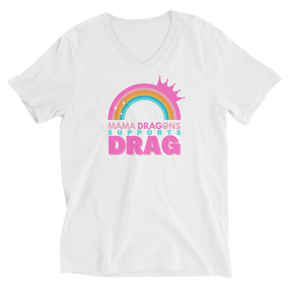 Thumbnail: Unisex Short Sleeve V-Neck April Tee