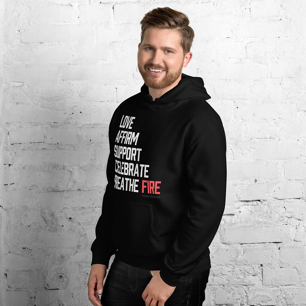 Thumbnail: Unisex Heavy Breathe Fire Hoodie