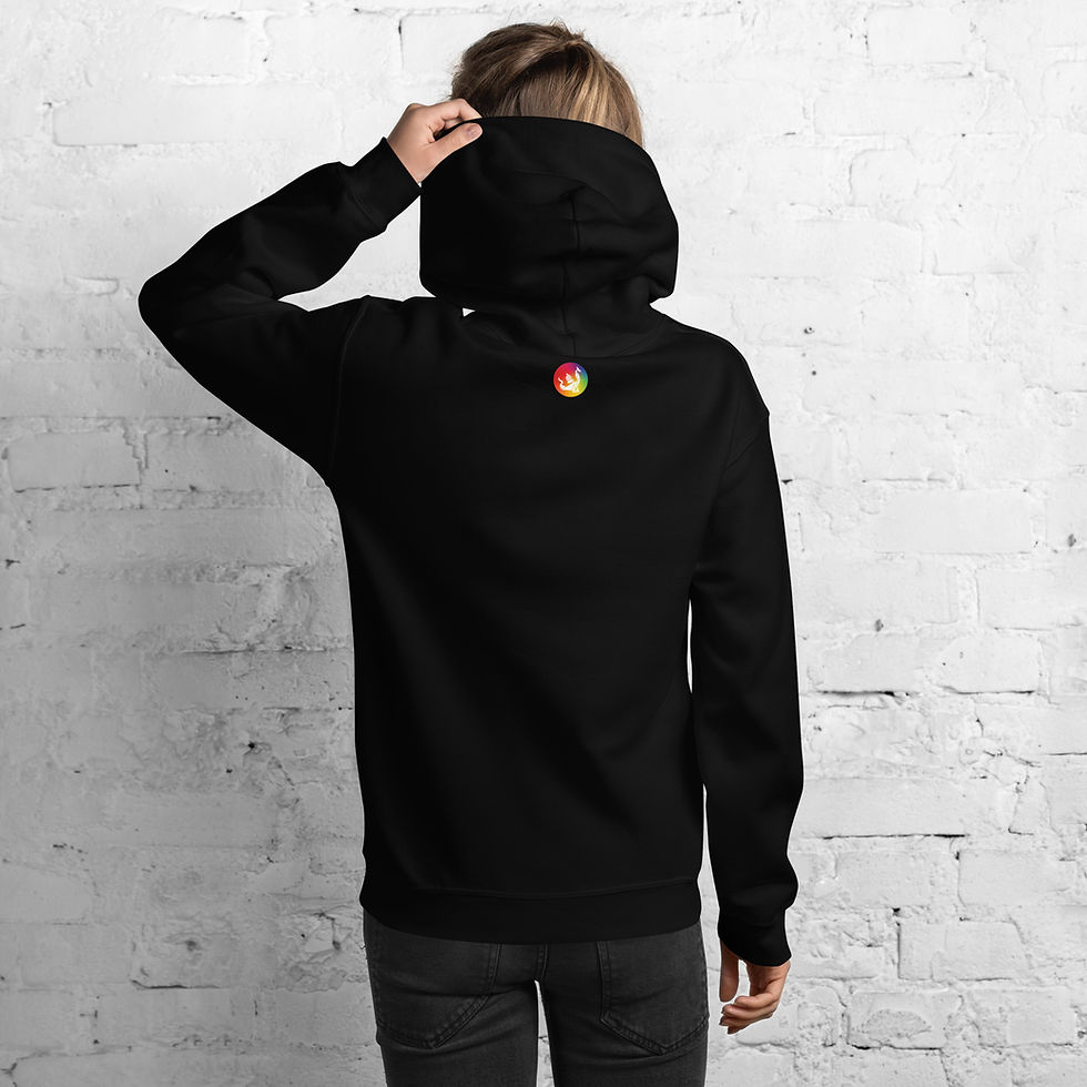 Thumbnail: Trans Rights Dragon Heavy Unisex Hoodie