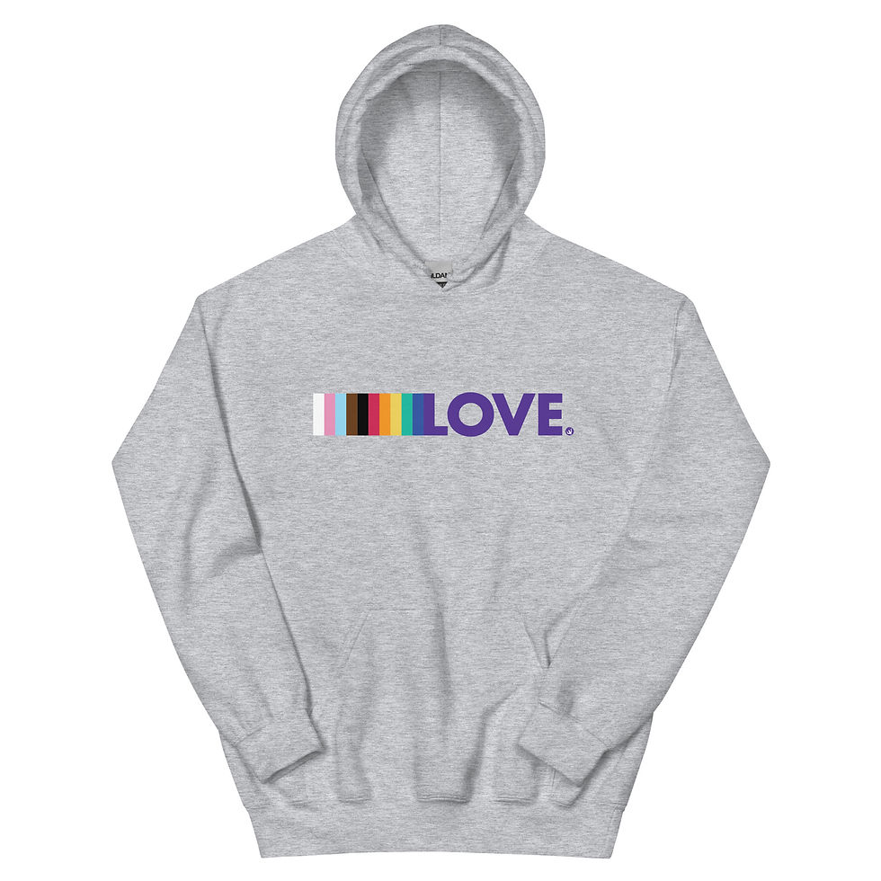 Thumbnail: Unisex heavy LOVE Hoodie