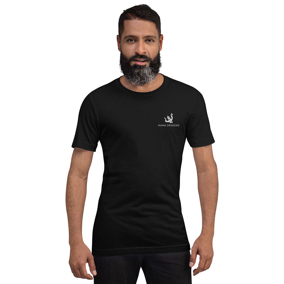 Thumbnail: Unisex Embroidered Mama Dragons Tee