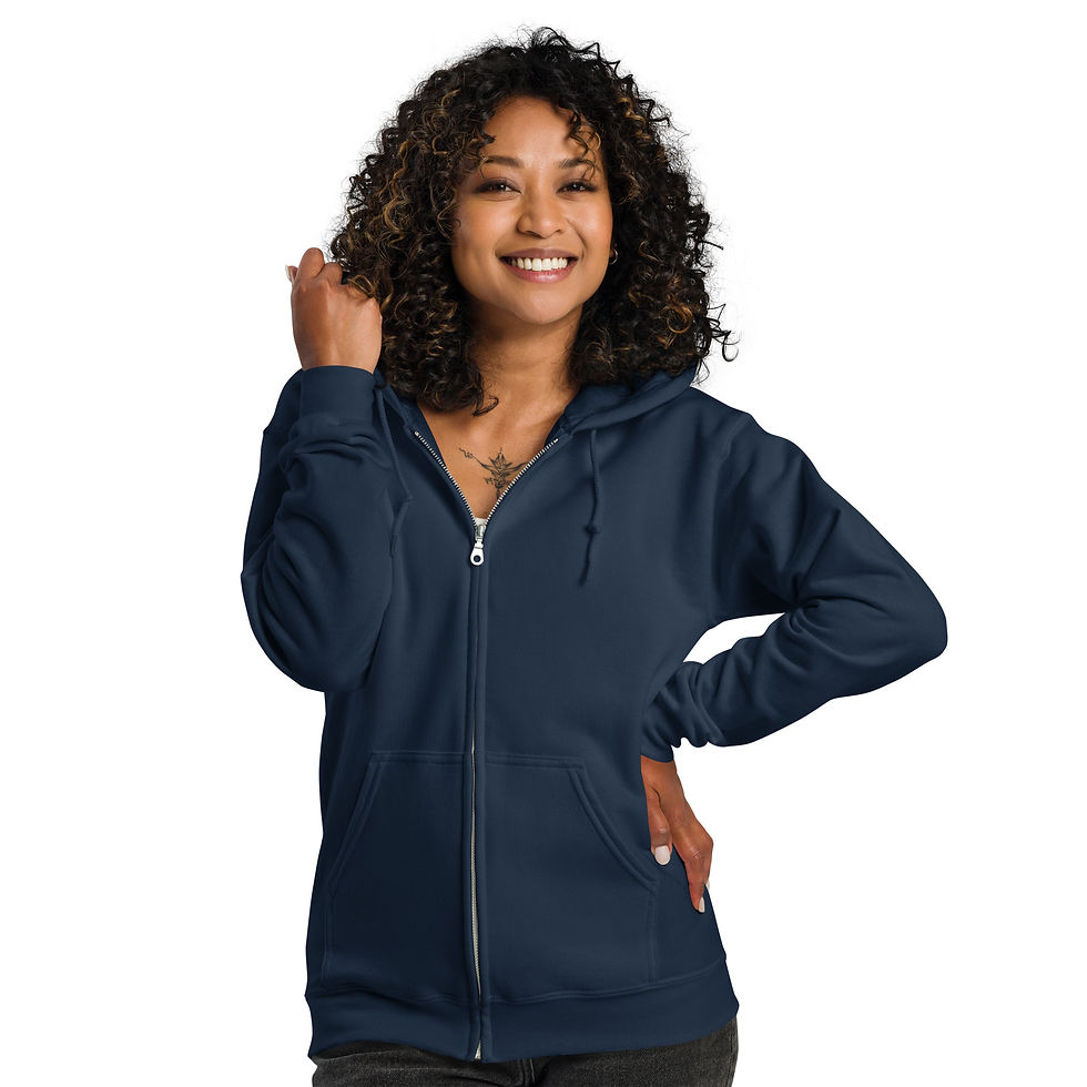 Thumbnail: Unisex Heavy MAMA zip hoodie