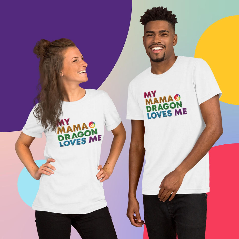 Thumbnail: My Mama Dragon Unisex t-shirt