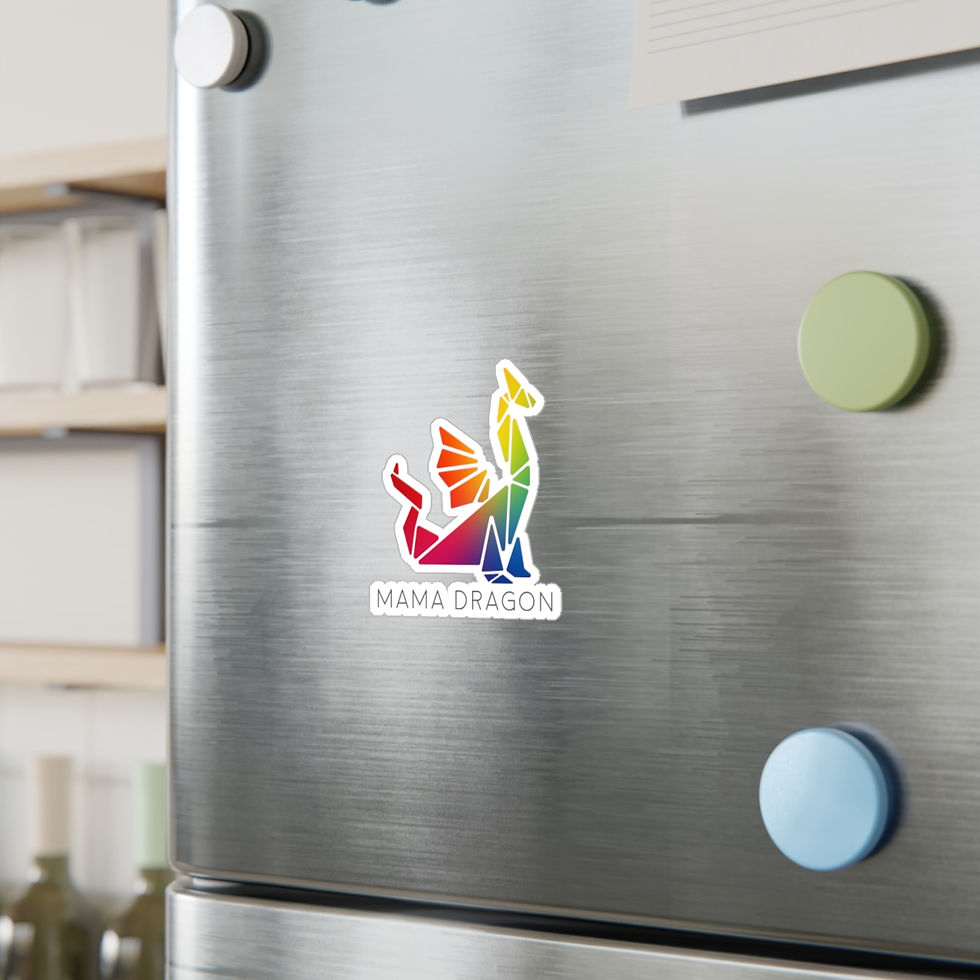 Thumbnail: Mama Dragon Indoor/Outdoor Vinyl Decals