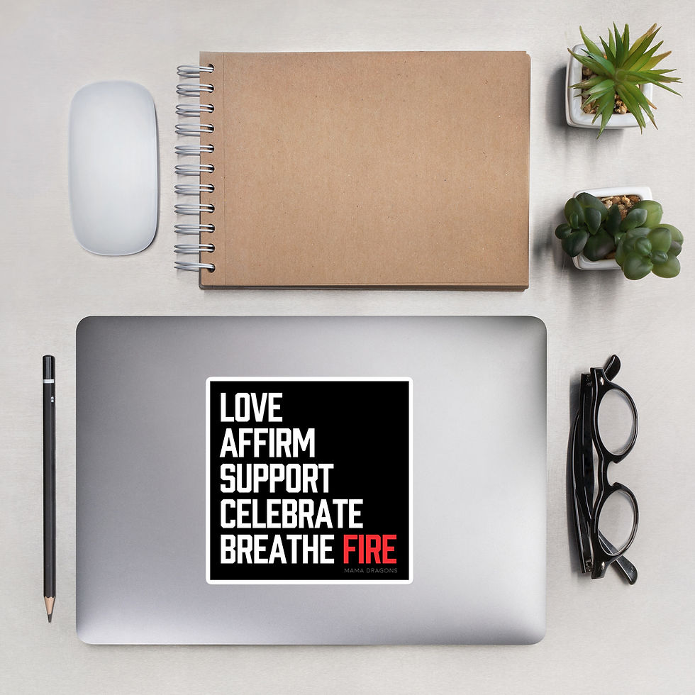 Thumbnail: Bubble-free Breathe Fire stickers