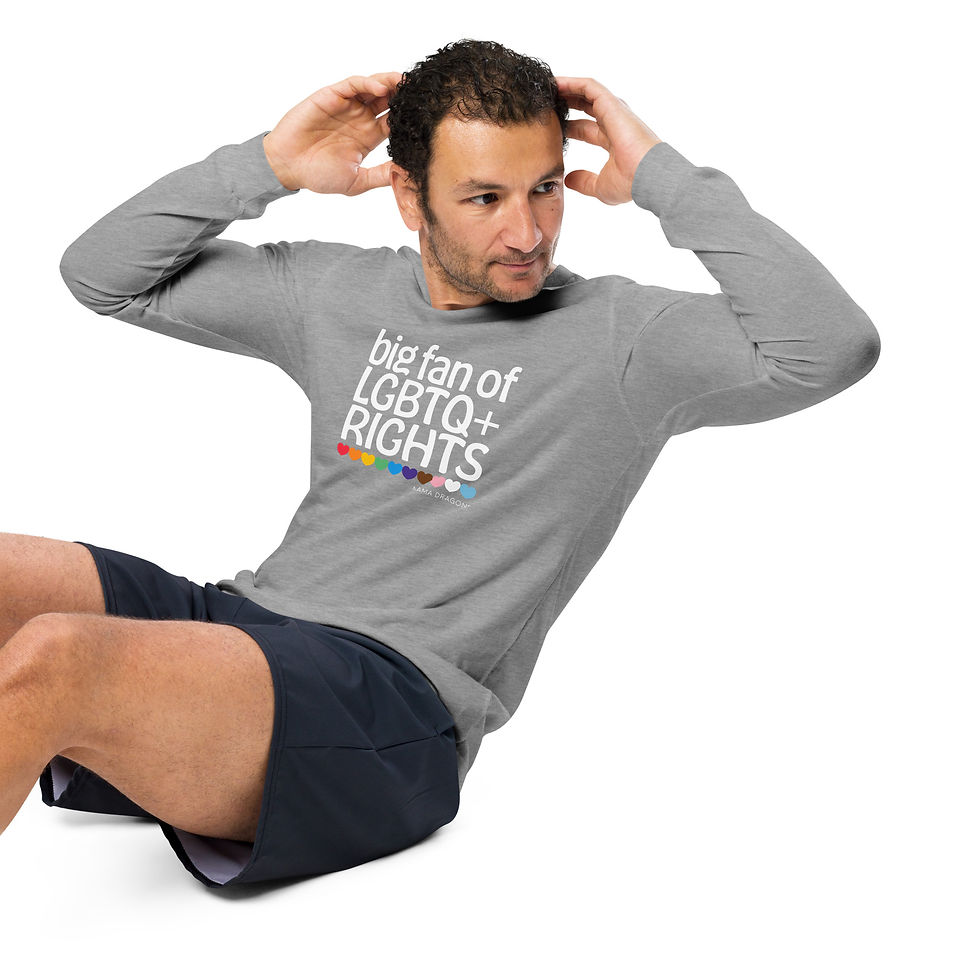 Thumbnail: Unisex Long Sleeve Big Fan Tee