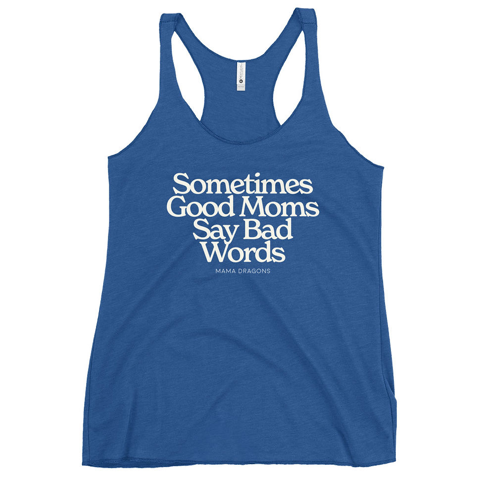 Thumbnail: Women's Bad Words Racerback Tank