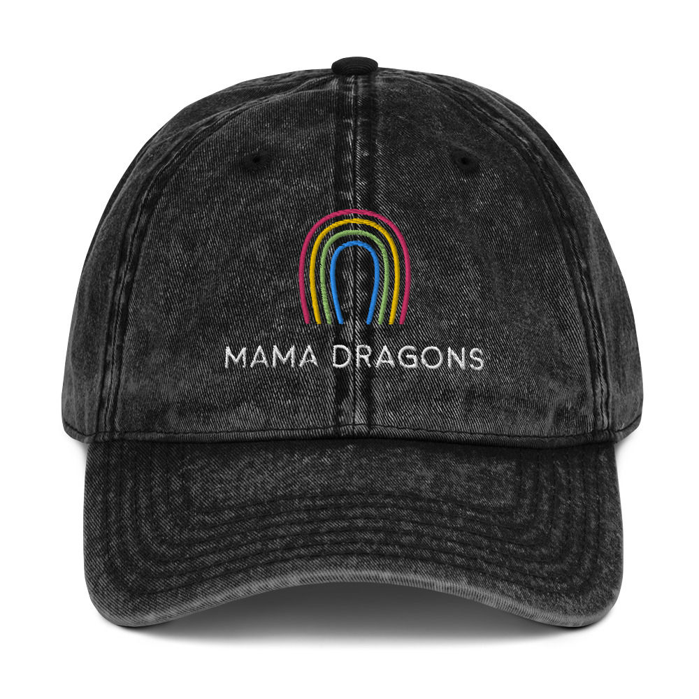 Mama Dragons Vintage Cotton Twill Cap