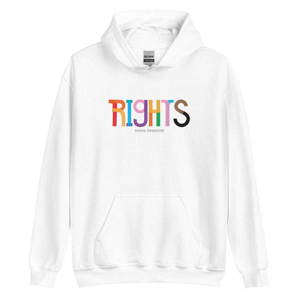 Thumbnail: Rainbow Rights Unisex Heavy Hoodie