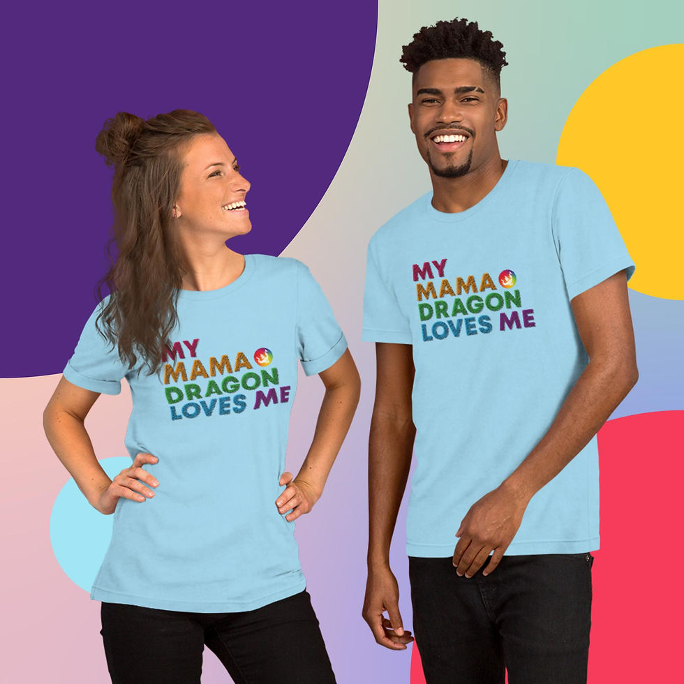 Thumbnail: My Mama Dragon Unisex t-shirt