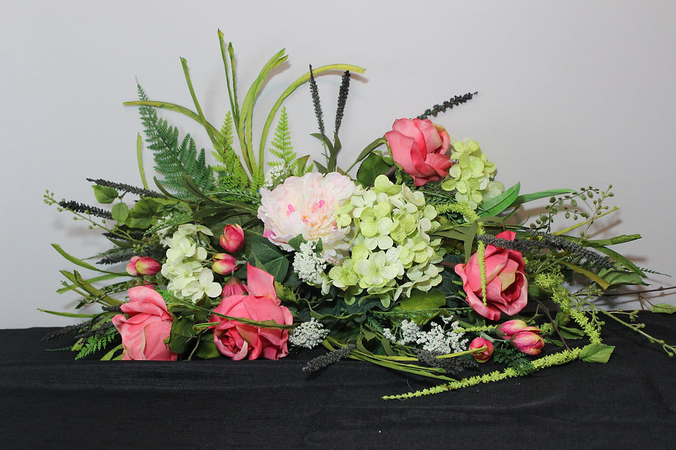 Pink Archway Florals