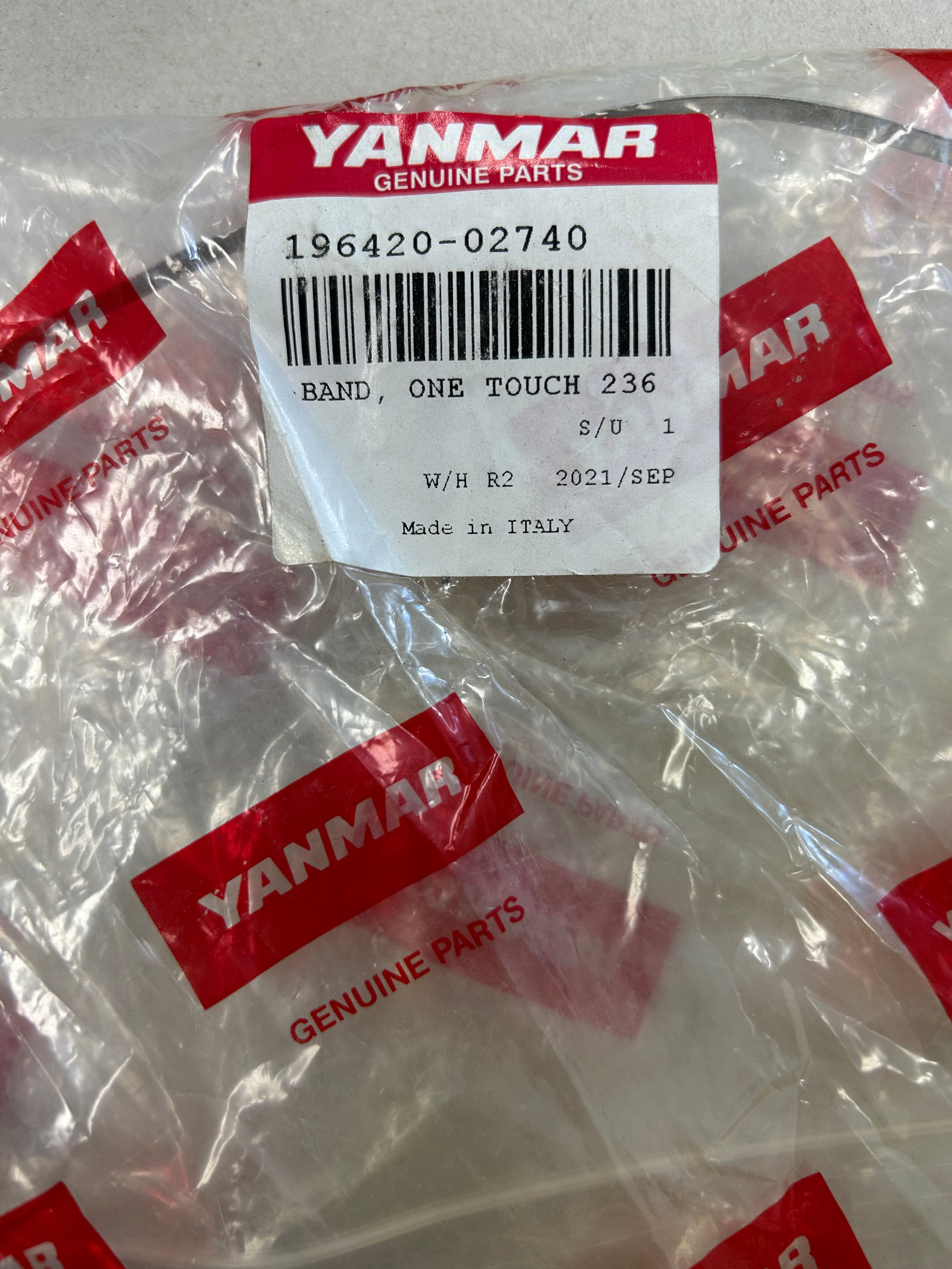 196420-02740 Genuine Yanmar One Touch Band- 236
