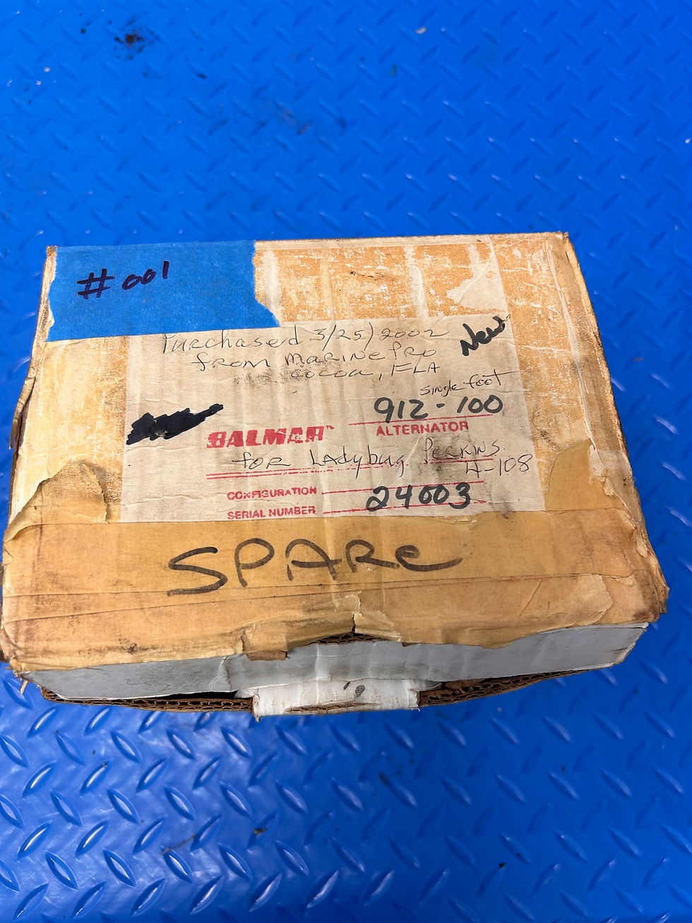 912-100 Balmar Alternator-New Old Stock
