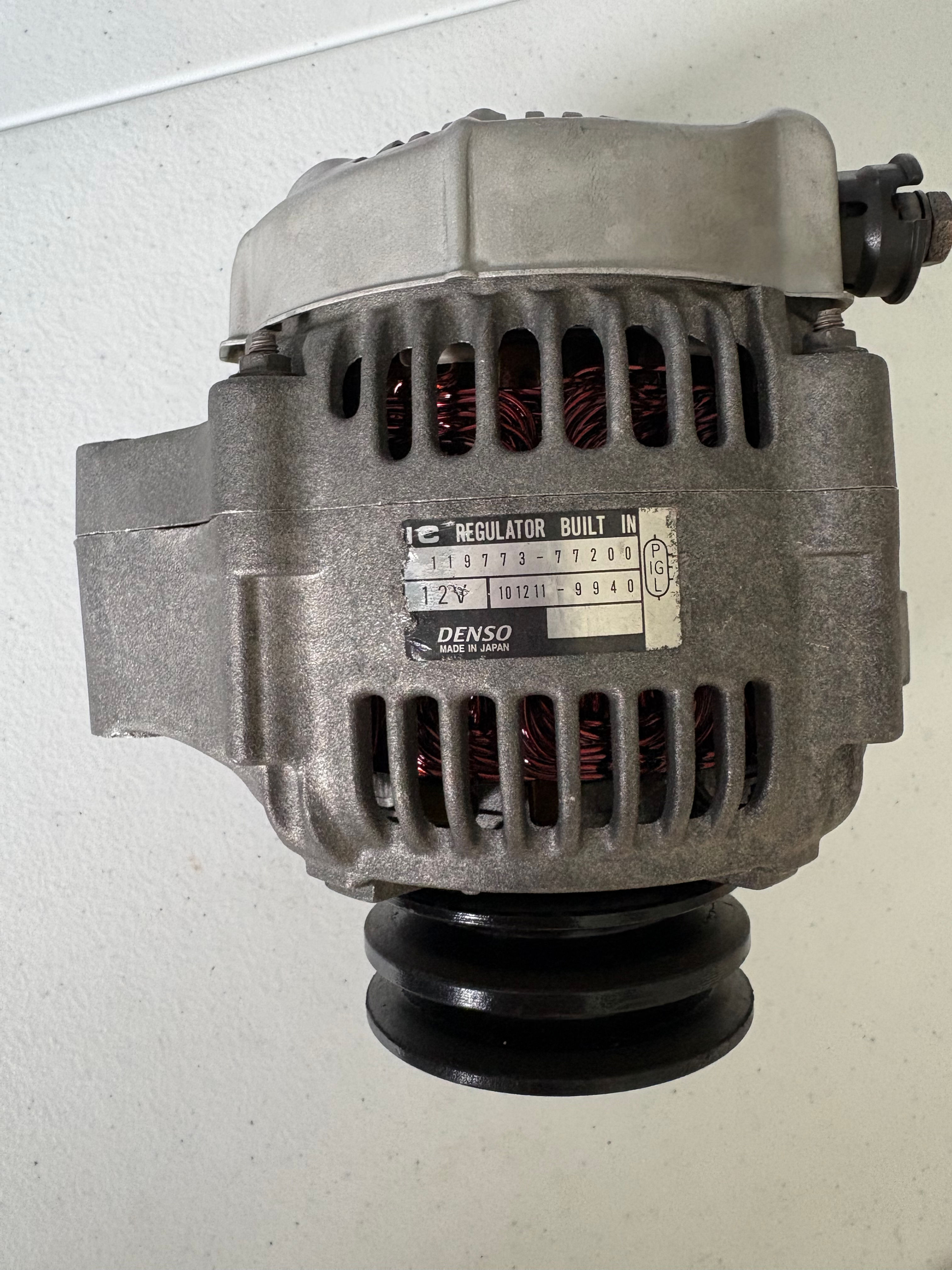 Genuine Yanmar 119773-7720 12V-80A Alternator