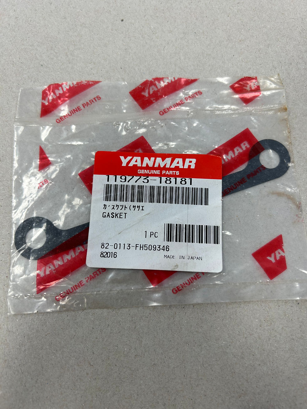Thumbnail: 119773-18181 Genuine Yanmar Gasket