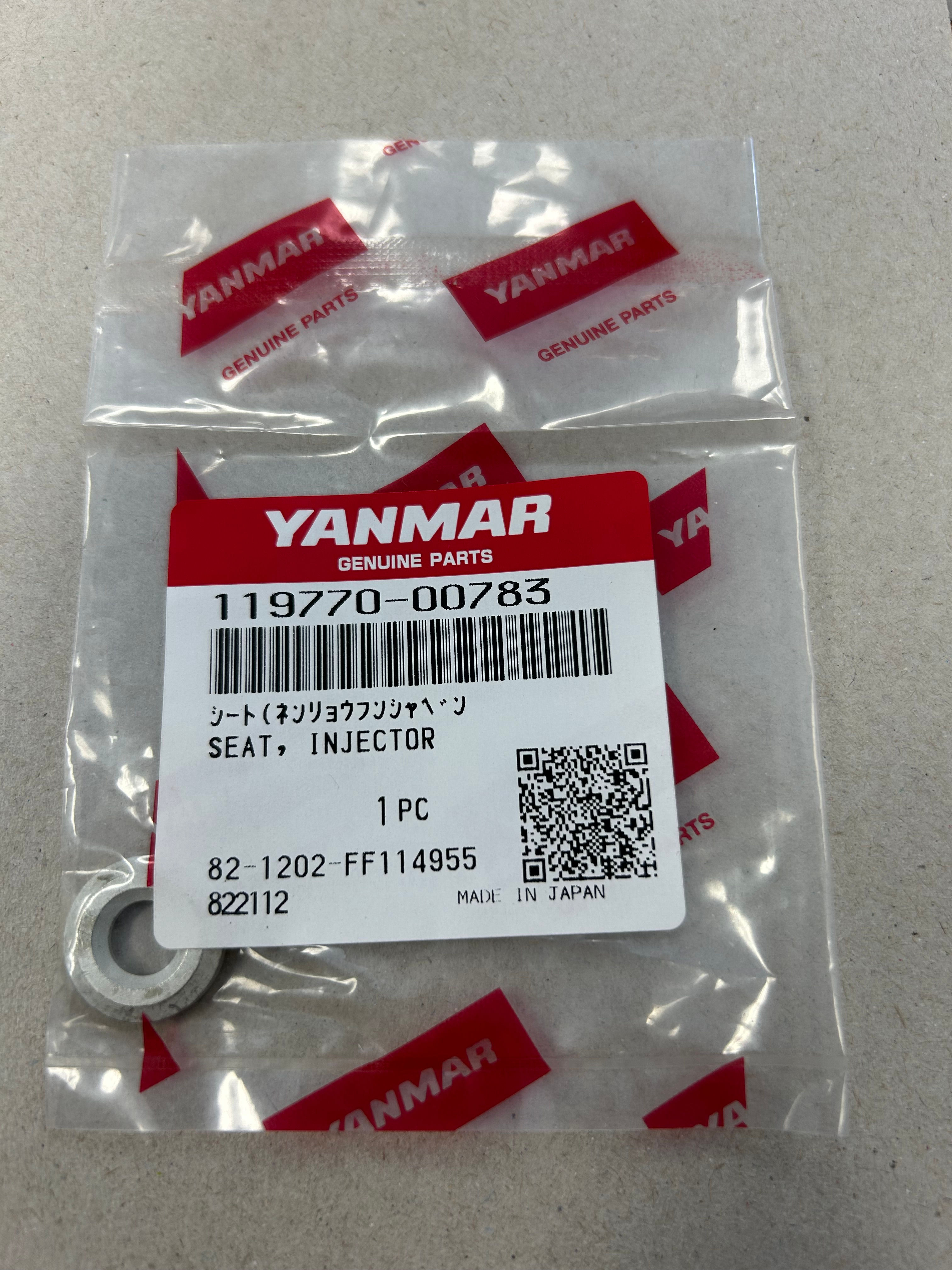 119770-00783 Genuine Yanmar Injector Seat