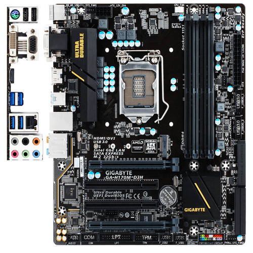 GIGABYTE H170M-D3H Motherboard | Intel 6th/7th Gen CPU Support