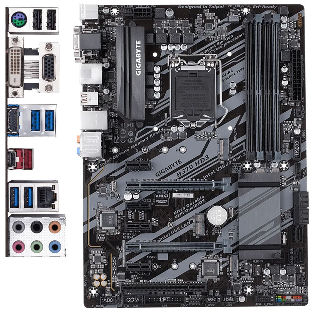 GIGABYTE H370 HD3 ATX Motherboard