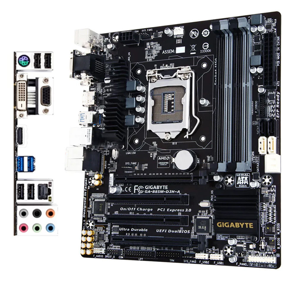 Gigabyte Gaming Motherboard B85M-D3H-A | LGA 1150 | For 4th/5th Gen Processor
