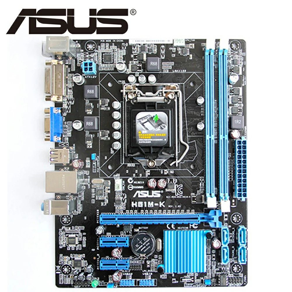 ASUS Motherboard H-61 2-Years Warranty
