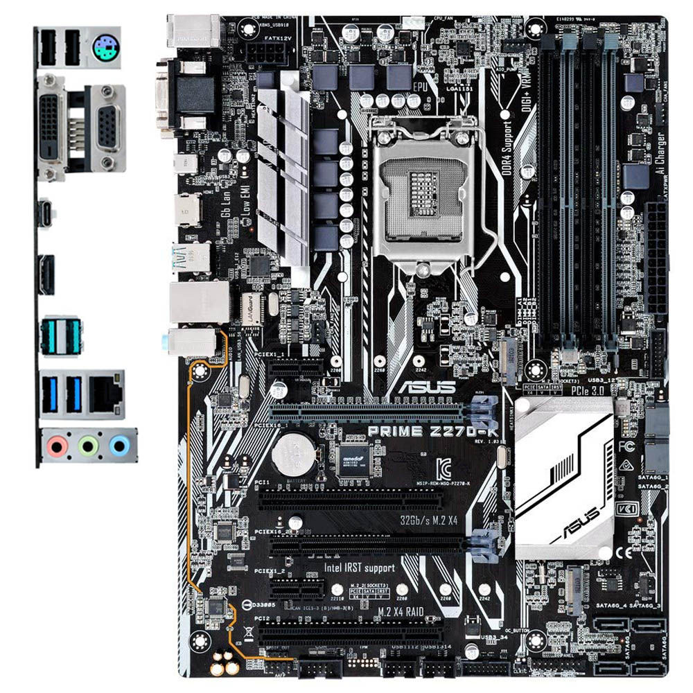 ASUS PRIME Z270-K Gaming Motherboard