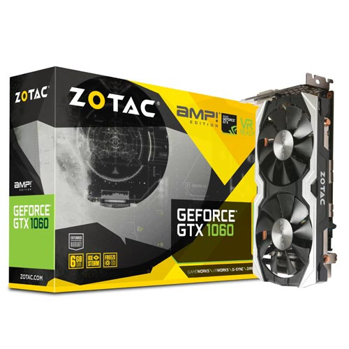ZOTAC GeForce GTX 1060 6GB Single Fan