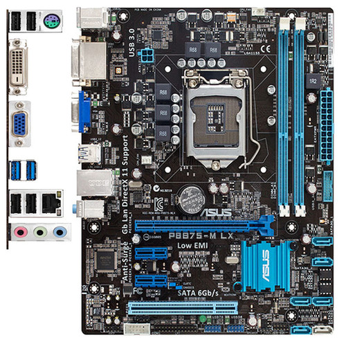 ASUS P8B75-M LX Motherboard | Intel B75 Chipset | LGA1155 | DDR3