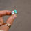 Thumbnail: Mountainscape Ring ~ Carico Lake Turquoise set in 9ct gold ~6.5 wide band