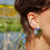 Thumbnail: Ginkgo Split Earrings ~ Boulder Opal