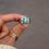 Thumbnail: Mountainscape Ring ~ Carico Lake Turquoise set in 9ct gold ~6.5 wide band