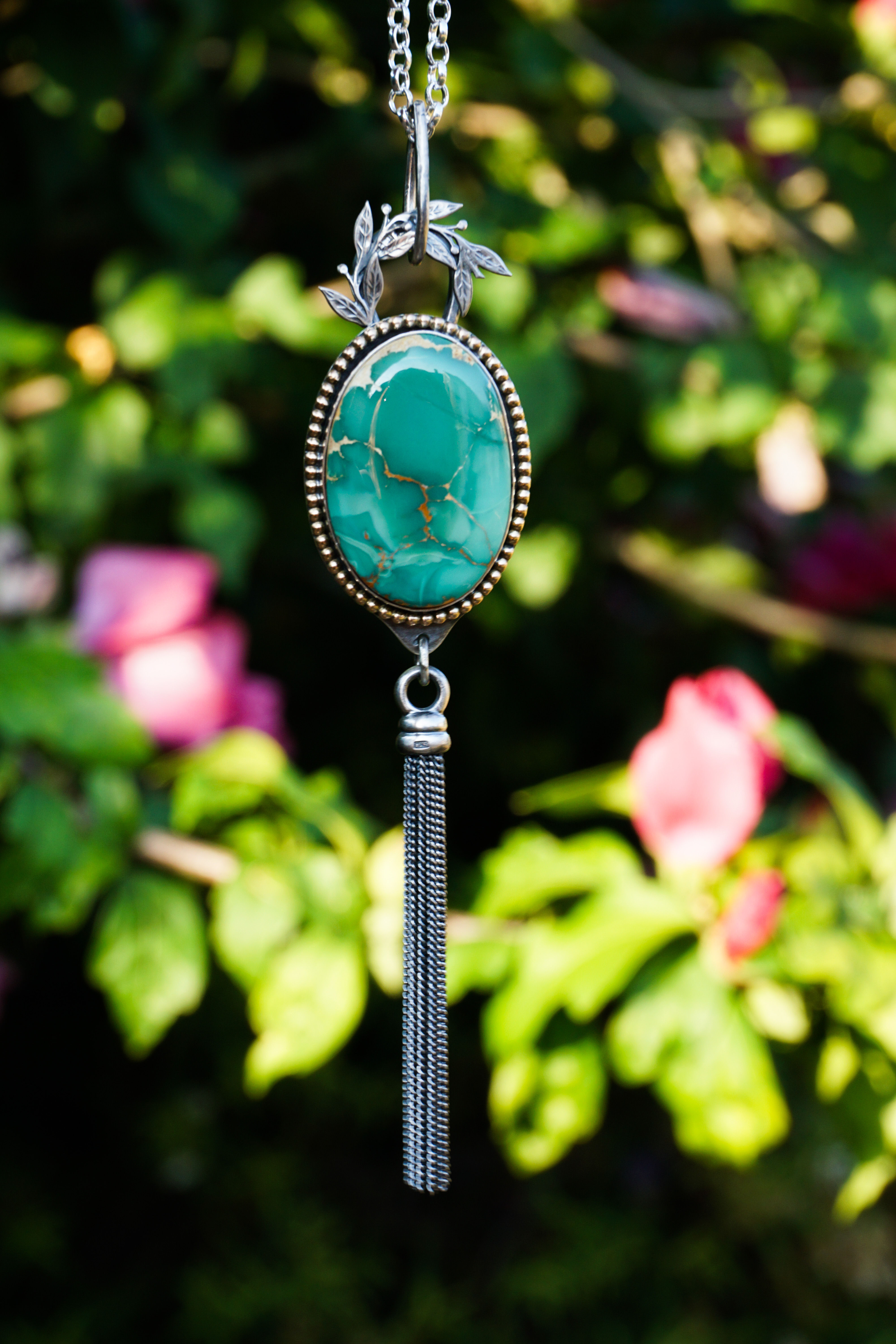 Wildscape Pendant Royston Turquoise