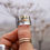 Thumbnail: Moonlit Mountainscape Ring ~ 9 wide band