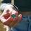 Thumbnail: Spring infused Rings ~ Chrysoprase~ 6.25 wide band