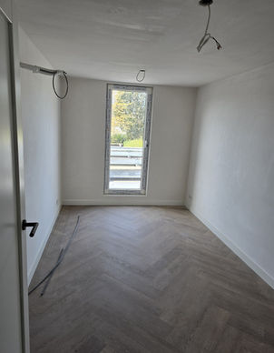 Slaapkamer in opbouwfase